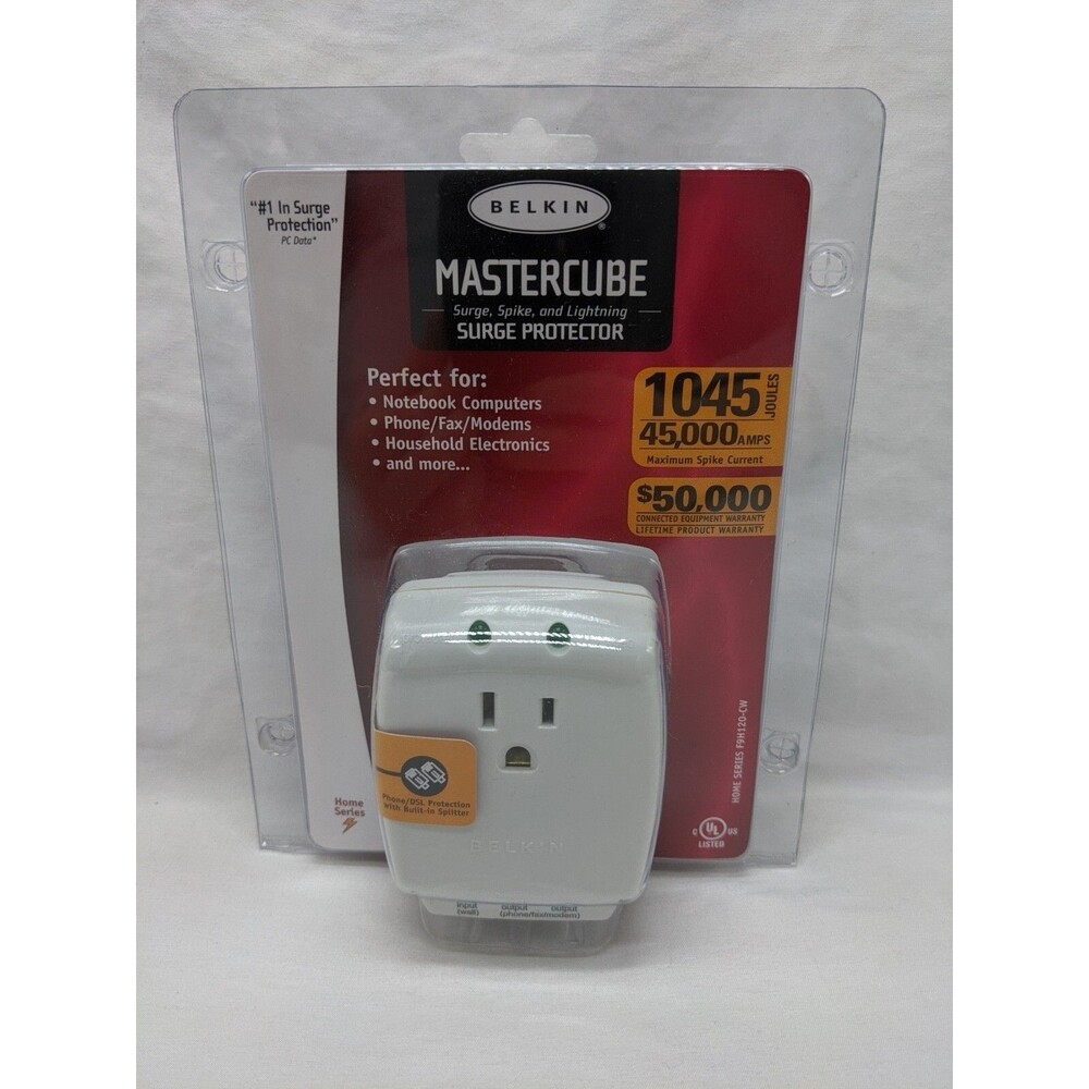 Belkin Mastercube Surge Protector 1045 Joules 45000 Amps